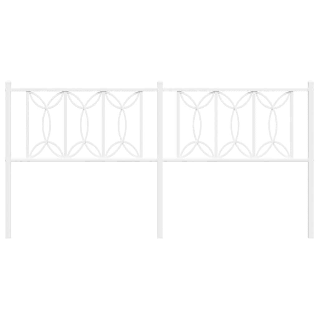 udskiftningsgavl 180 cm metal hvid