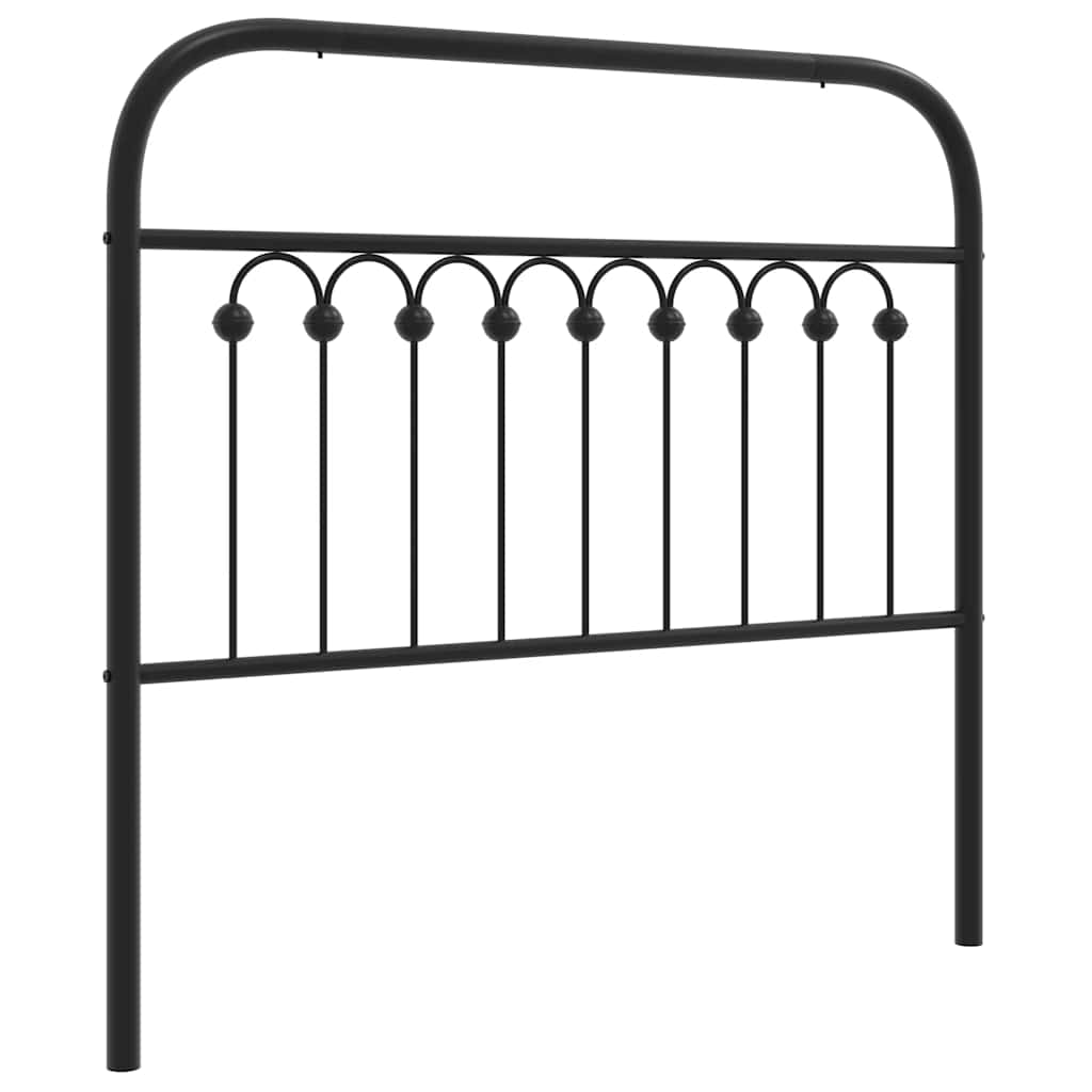 udskiftningsgavl 100 cm metal sort