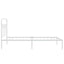 sengeramme med sengegavl 107x203 cm metal hvid