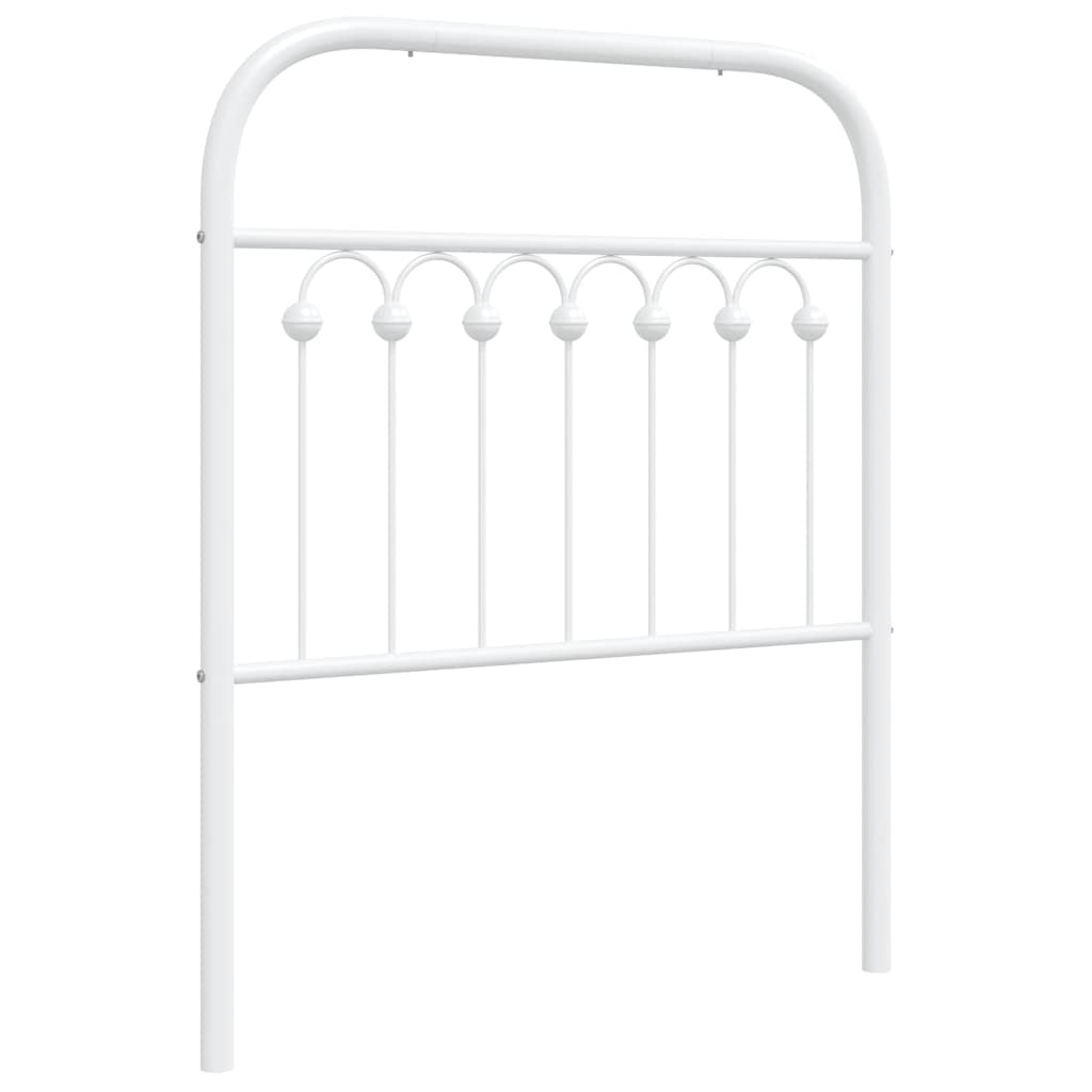 udskiftningsgavl 75 cm metal hvid