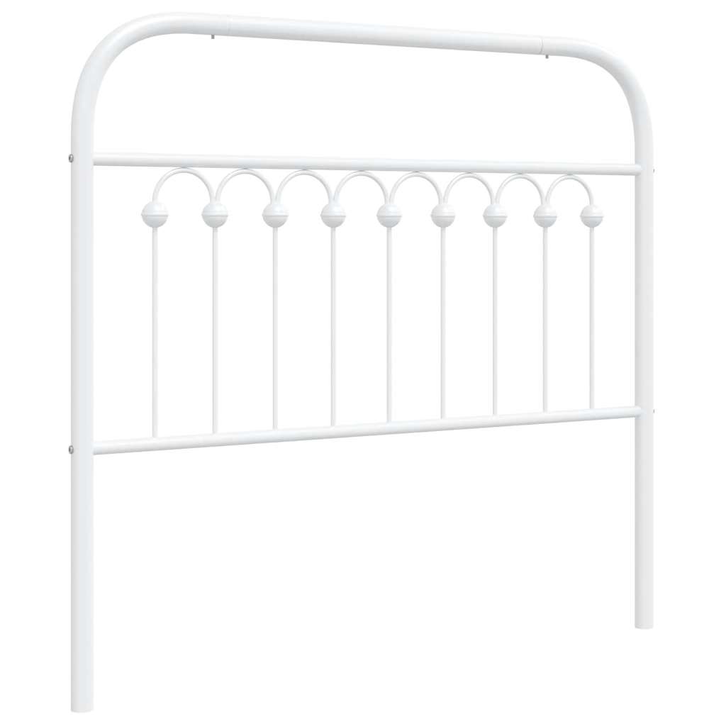 udskiftningsgavl 100 cm metal hvid