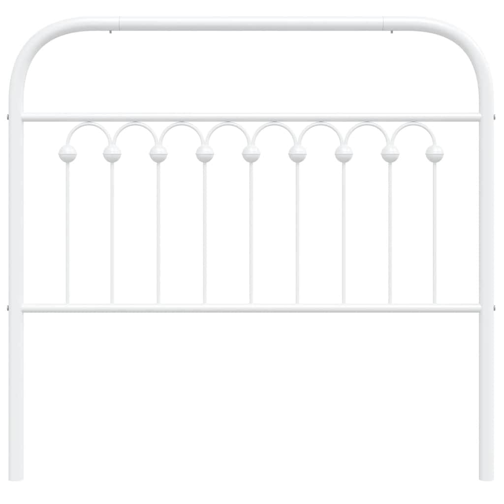 udskiftningsgavl 100 cm metal hvid