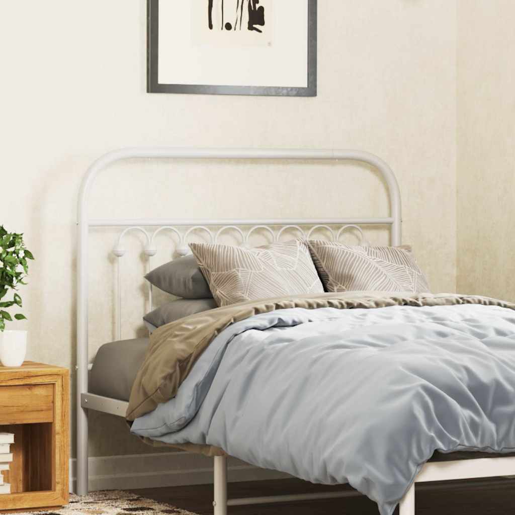 udskiftningsgavl 100 cm metal hvid