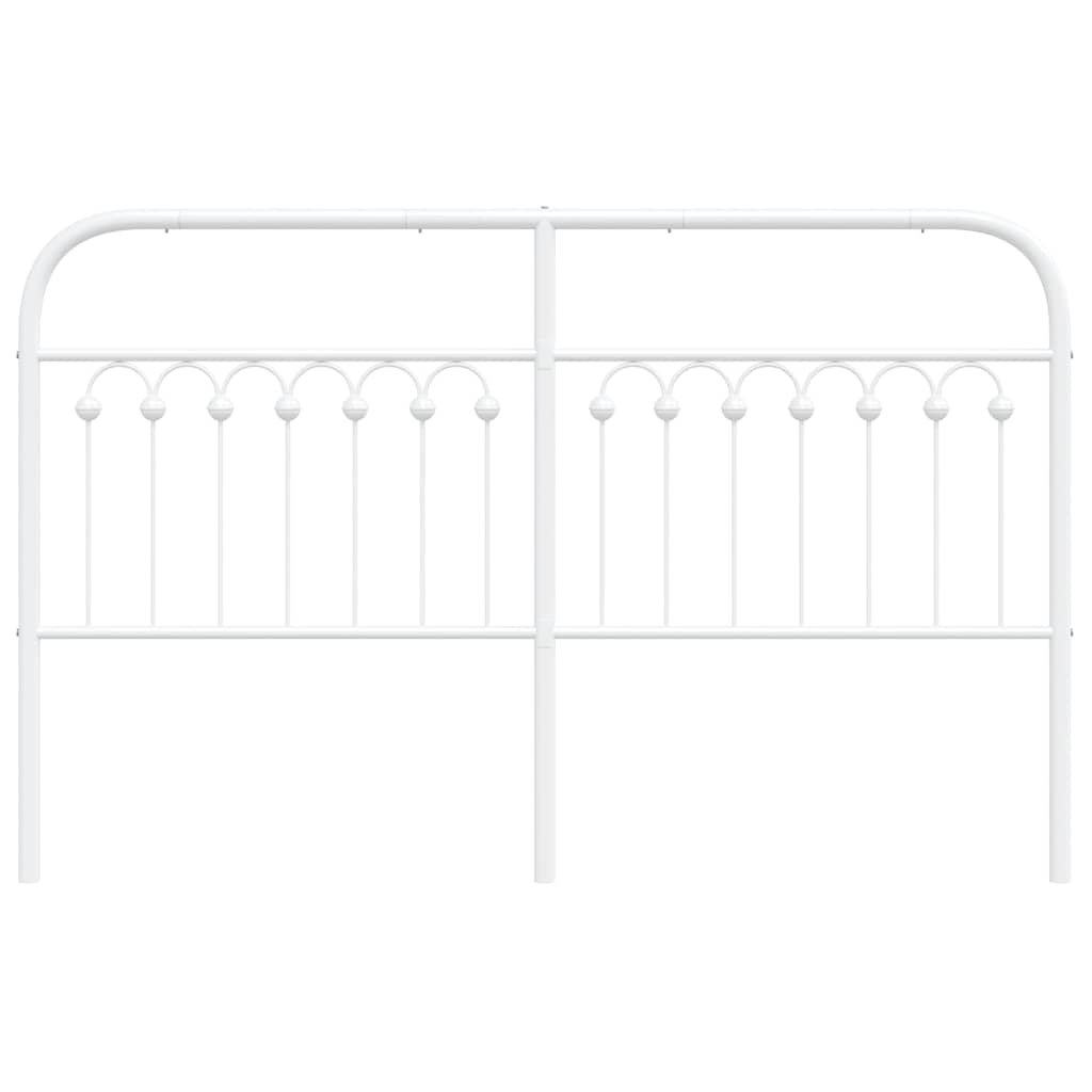 udskiftningsgavl 150 cm metal hvid