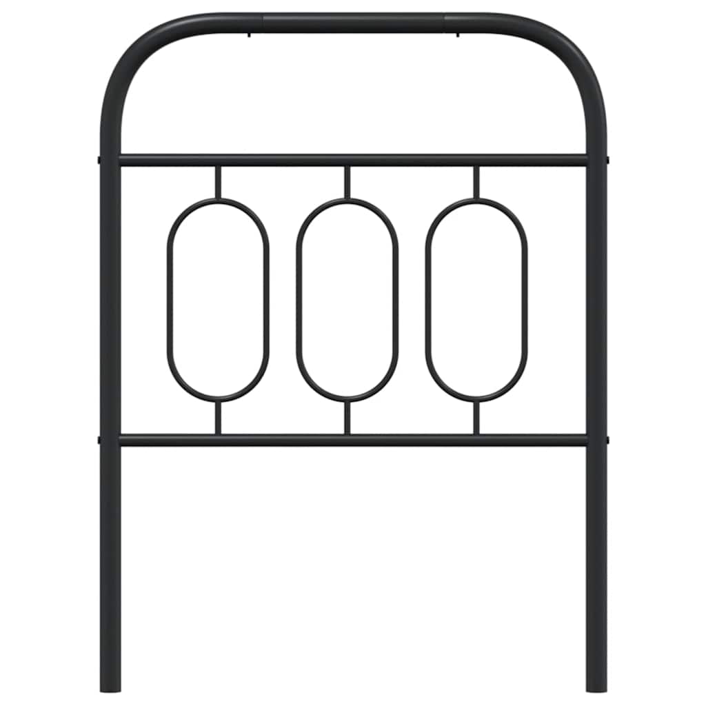 udskiftningsgavl 75 cm metal sort