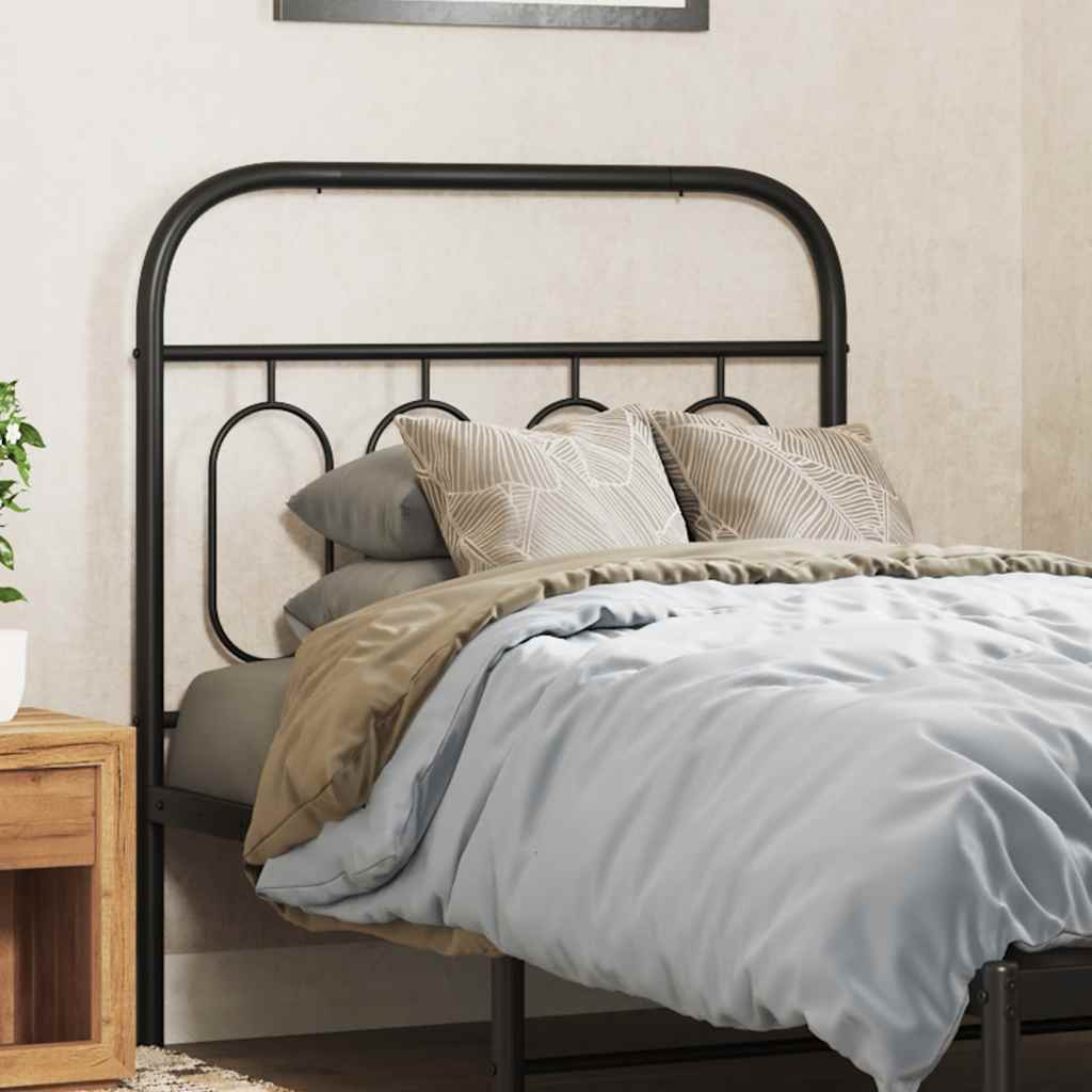 udskiftningsgavl 90 cm metal sort