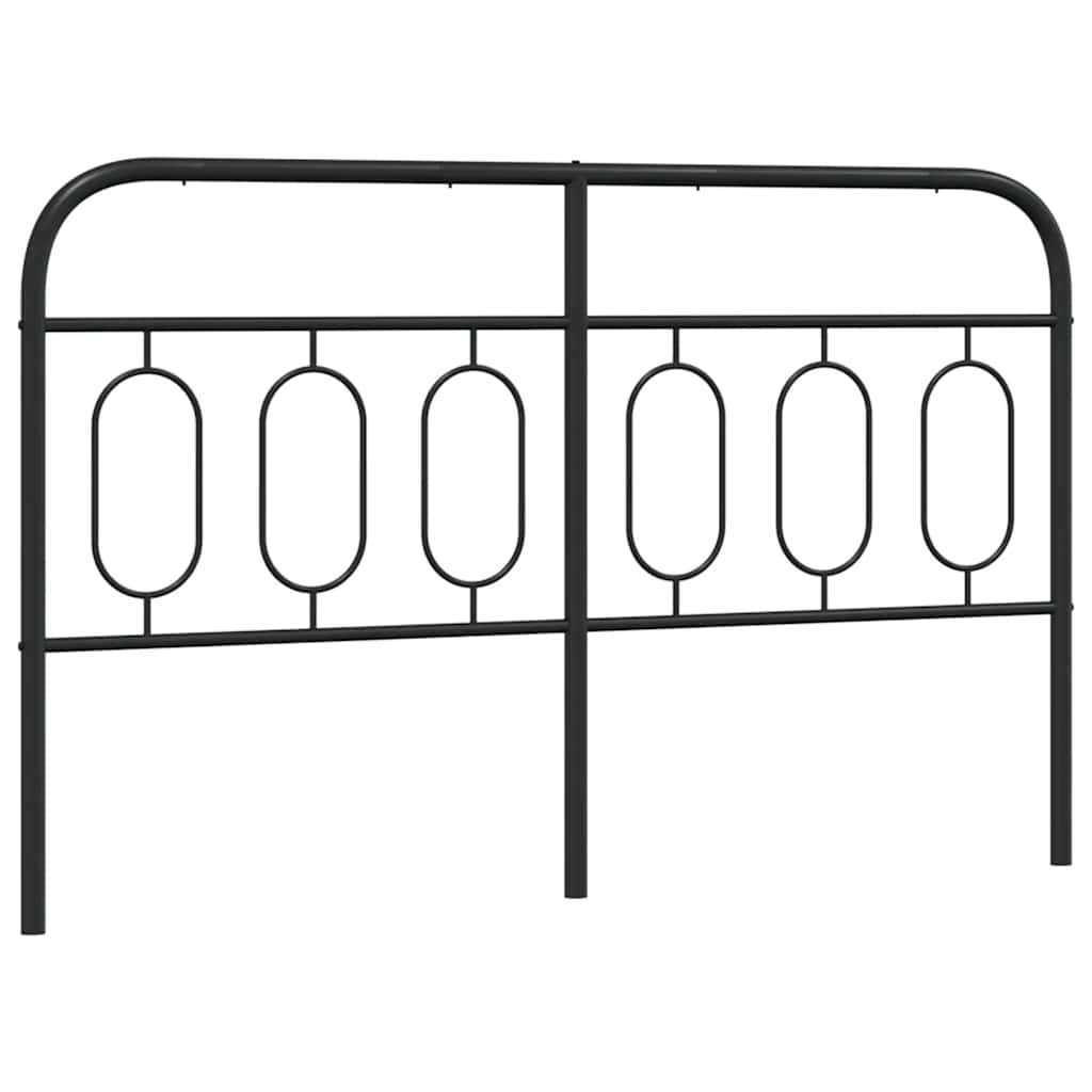 udskiftningsgavl 150 cm metal sort