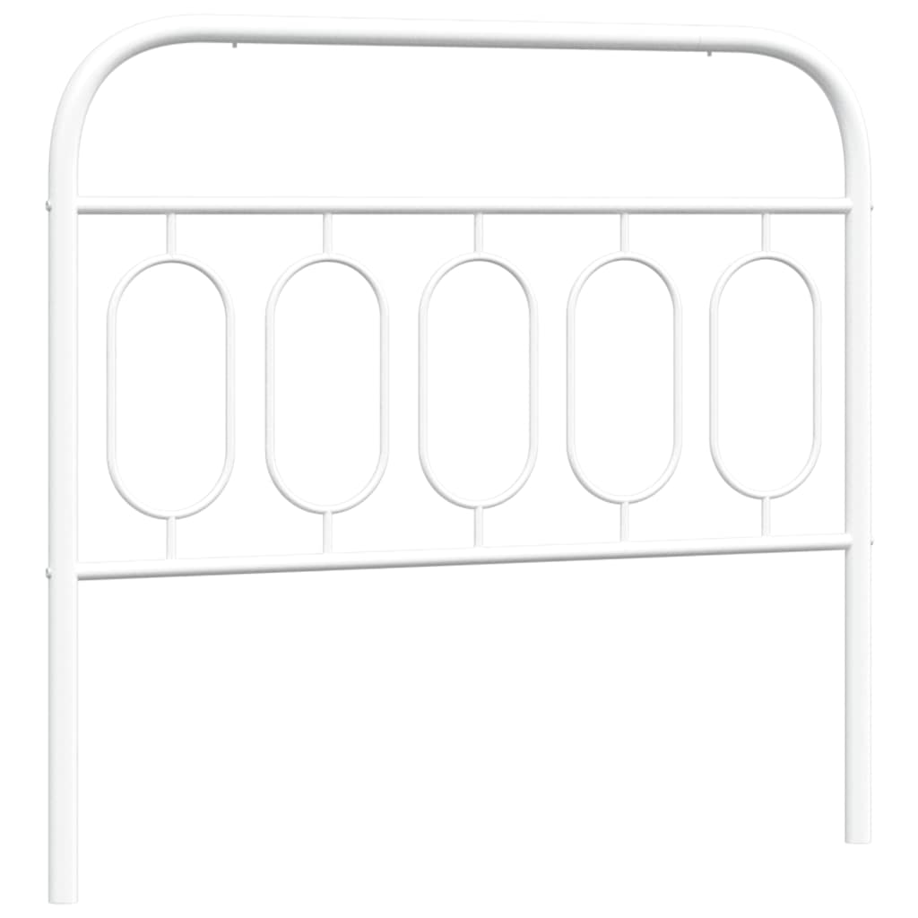 udskiftningsgavl 100 cm metal hvid