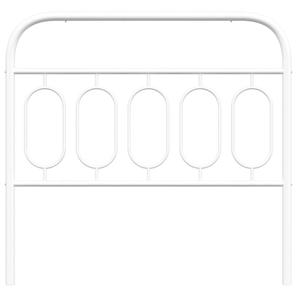 udskiftningsgavl 100 cm metal hvid