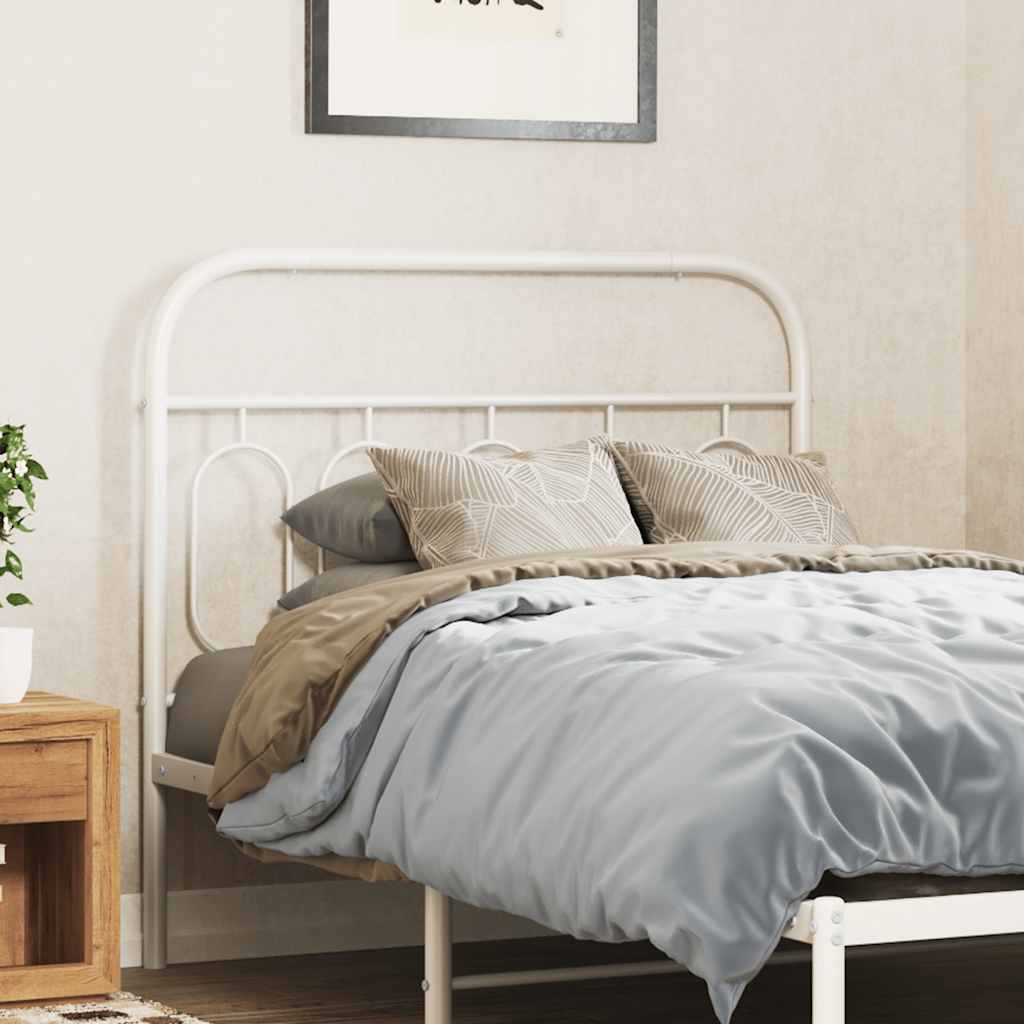 udskiftningsgavl 100 cm metal hvid
