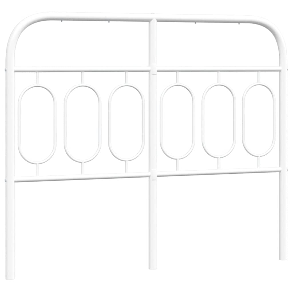udskiftningsgavl 120 cm metal hvid