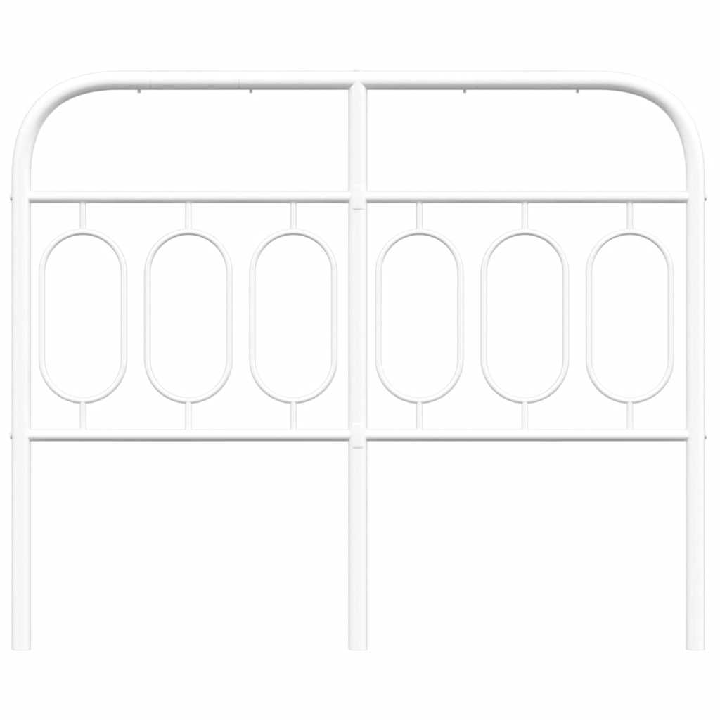 udskiftningsgavl 120 cm metal hvid
