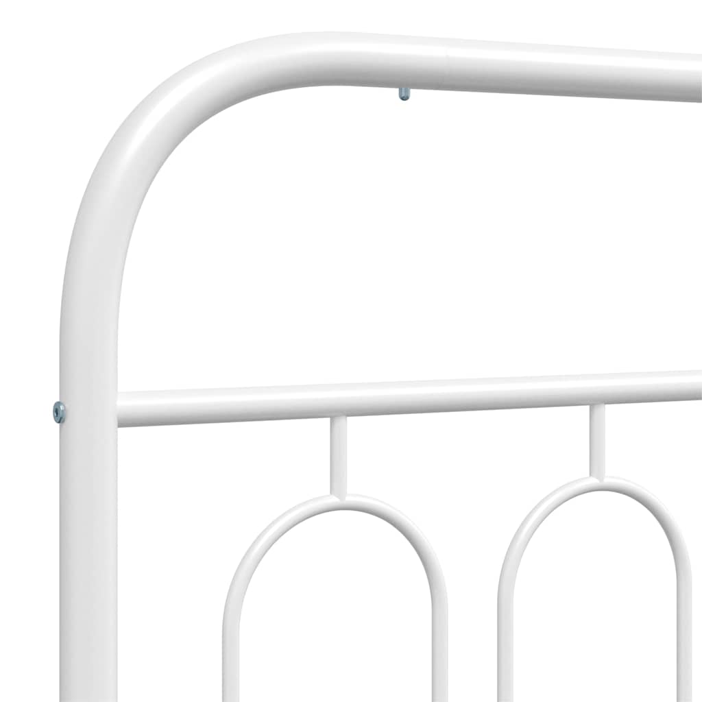 udskiftningsgavl 120 cm metal hvid