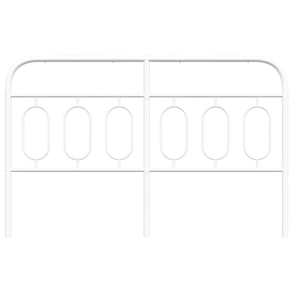 udskiftningsgavl 150 cm metal hvid
