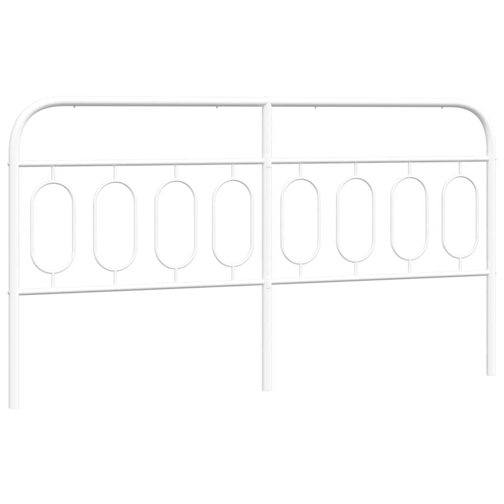 udskiftningsgavl 160 cm metal hvid
