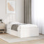 sengeramme uden madras 90x190 cm massivt fyrretræ hvid