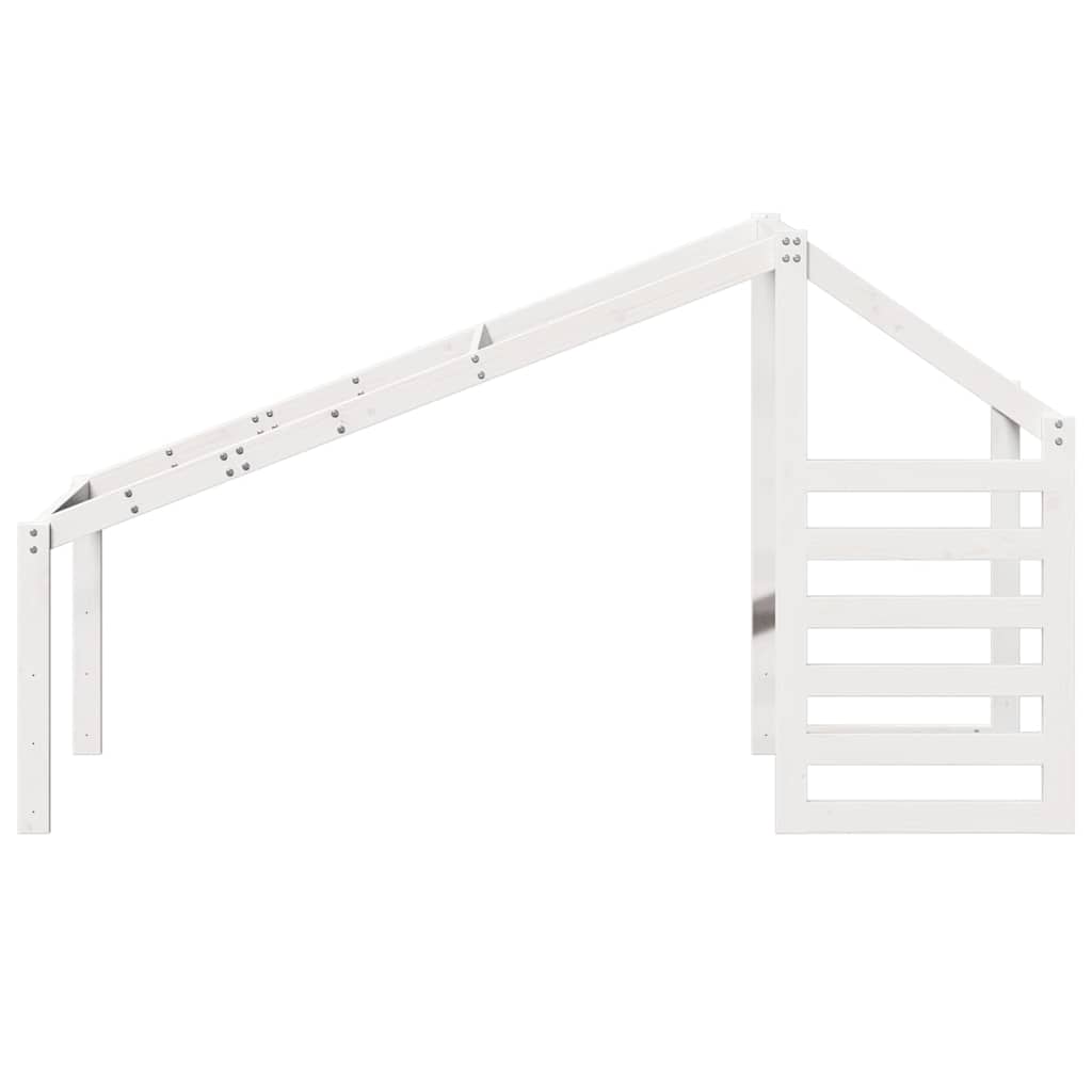 stel til husseng 198x87x113 cm massivt fyrretræ hvid