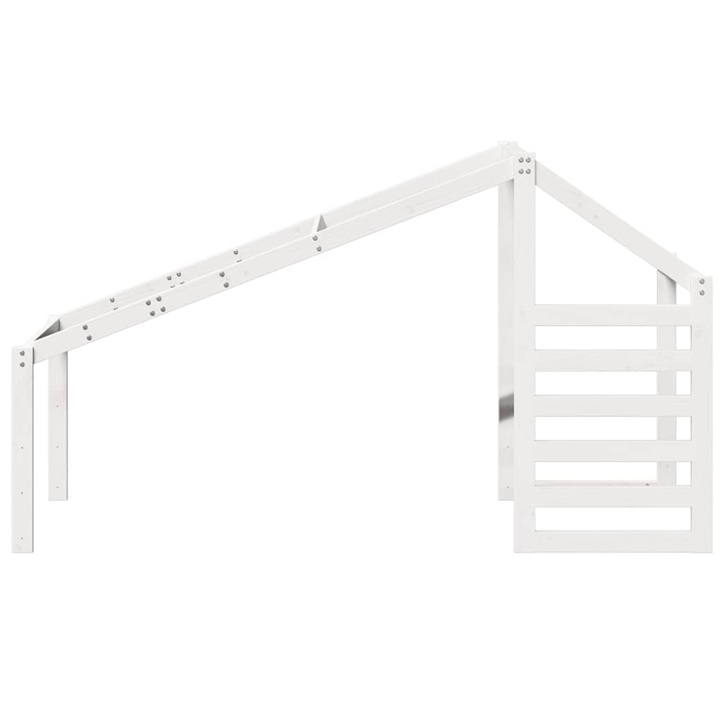 stel til husseng 198x97x113 cm massivt fyrretræ hvid