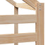 stel til husseng 188x97x113 cm massivt fyrretræ