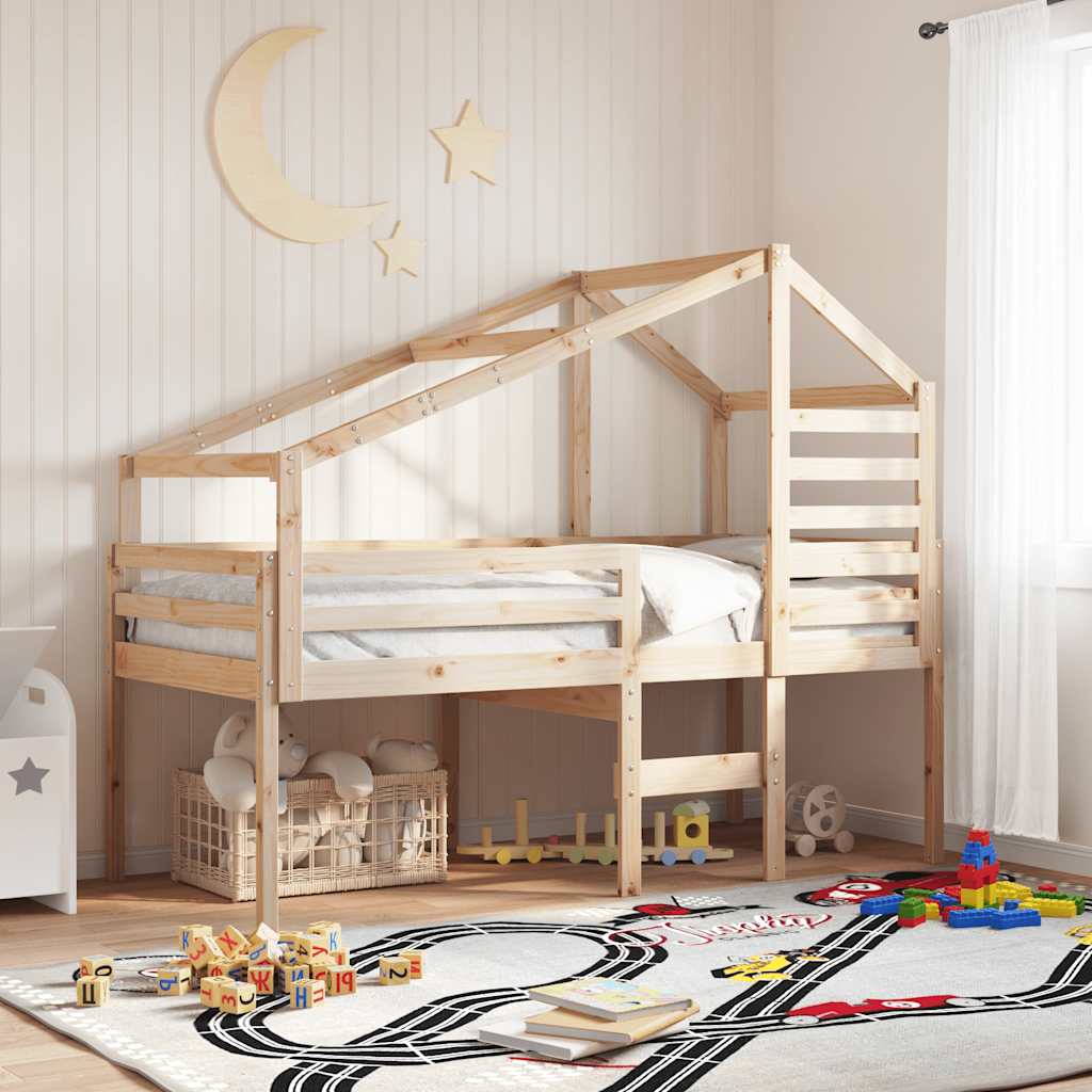 stel til husseng 188x82x113 cm massivt fyrretræ