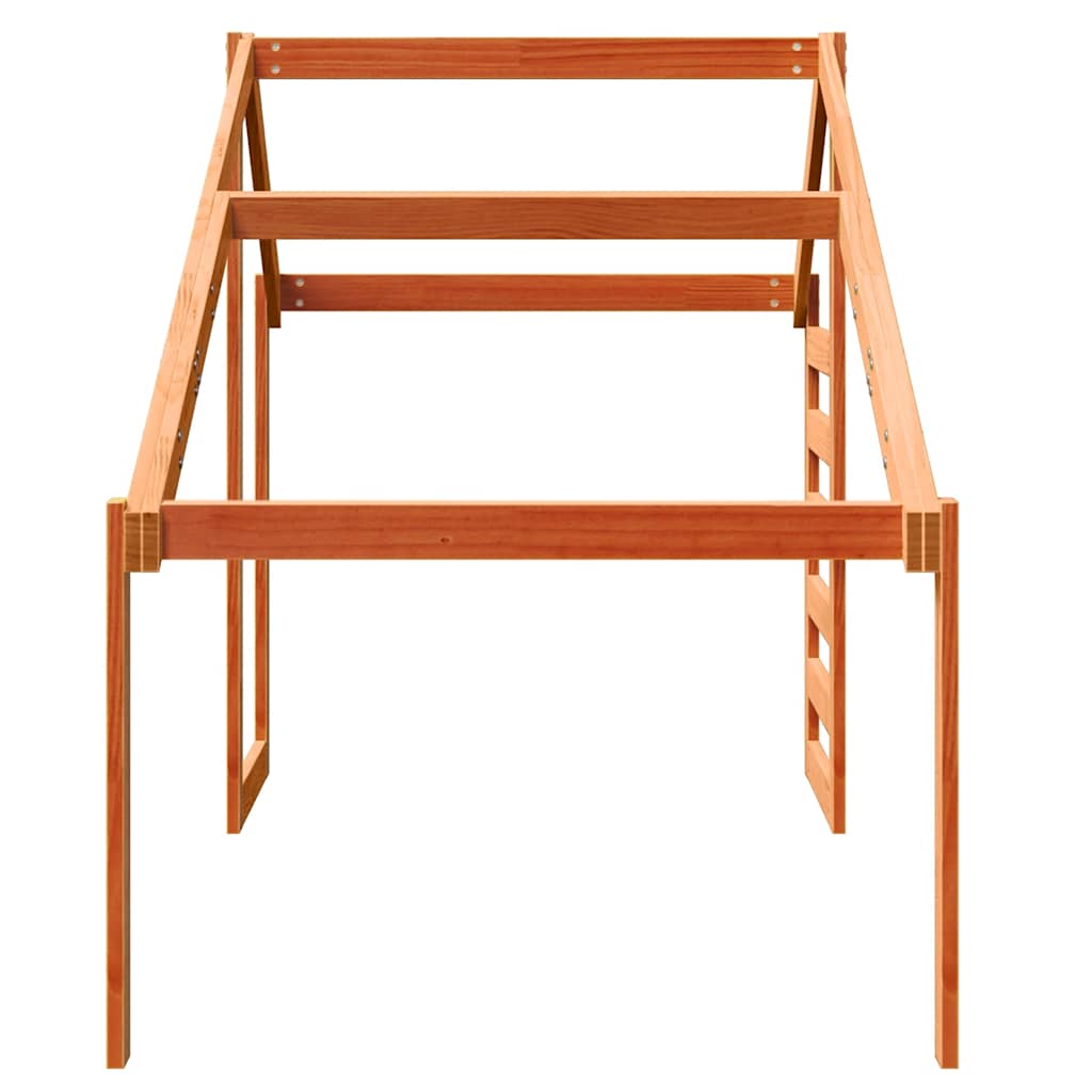 stel til husseng 188x82x113 cm massivt fyrretræ gyldenbrun