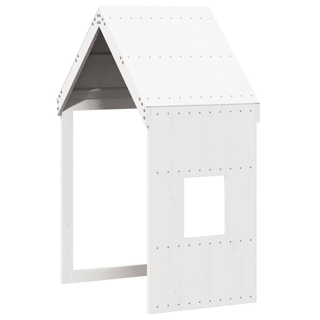 stel til husseng 60x89x134,5 cm massivt fyrretræ hvid