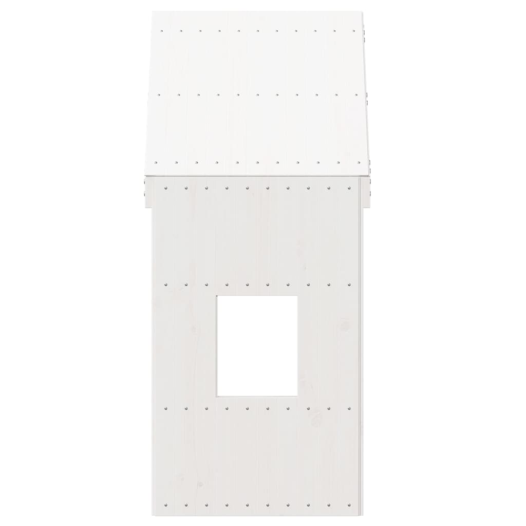 stel til husseng 60x89x134,5 cm massivt fyrretræ hvid