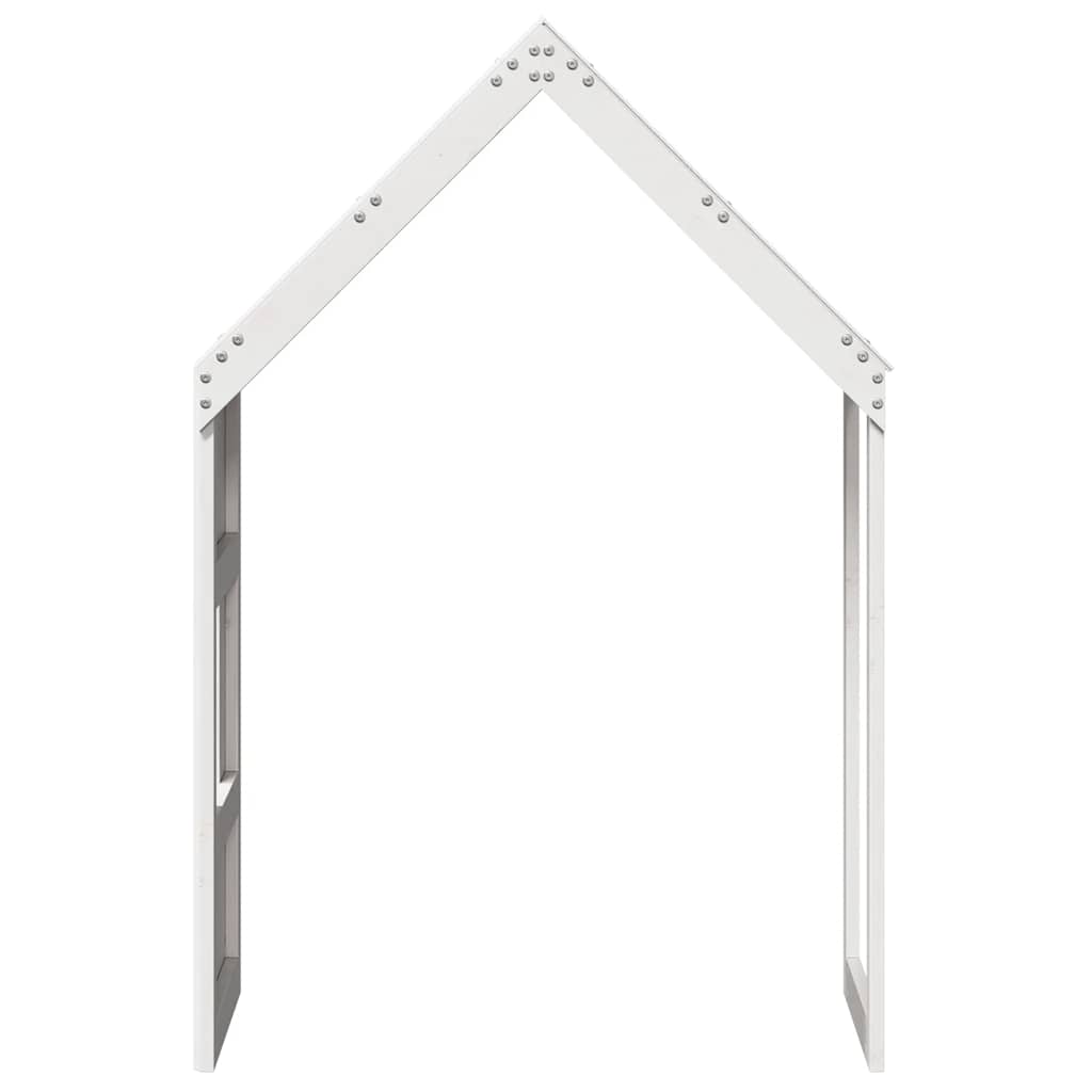 stel til husseng 60x89x134,5 cm massivt fyrretræ hvid