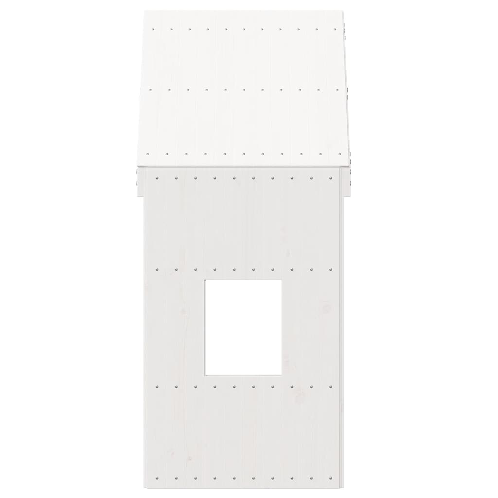 stel til husseng 60x99x139,5 cm massivt fyrretræ hvid