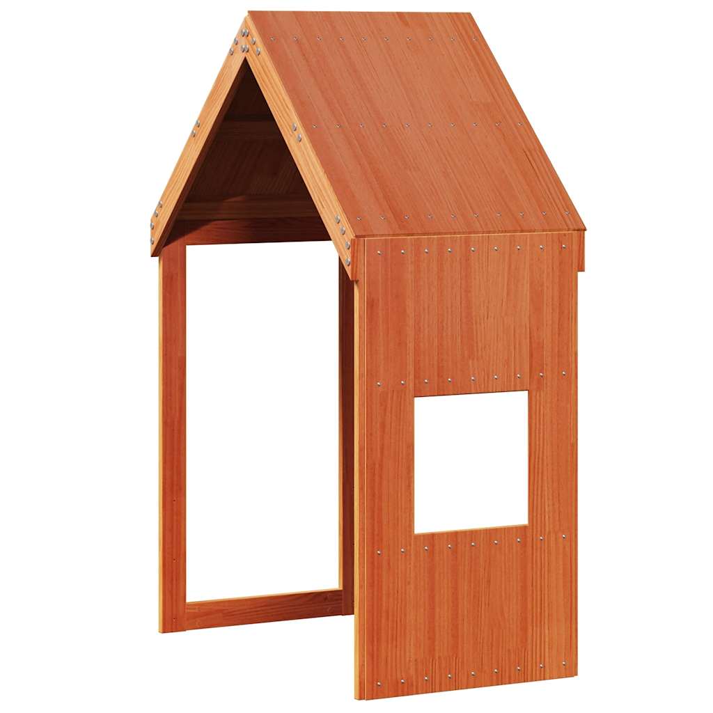 stel til husseng 55x84x132 cm massivt fyrretræ gyldenbrun