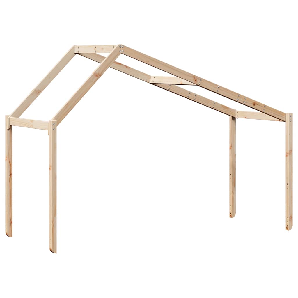 stel til husseng 213x85,5x144,5 cm massivt fyrretræ