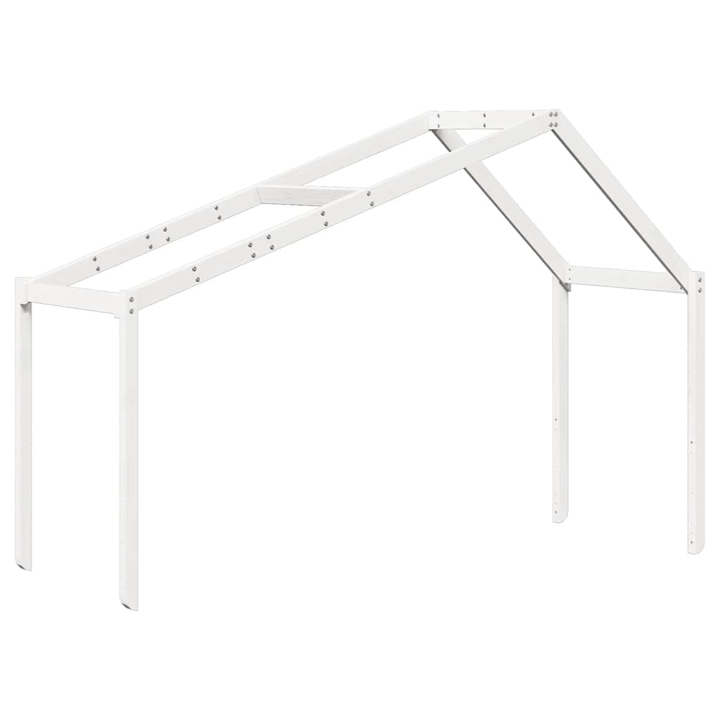 stel til husseng 213x85,5x144,5 cm massivt fyrretræ hvid