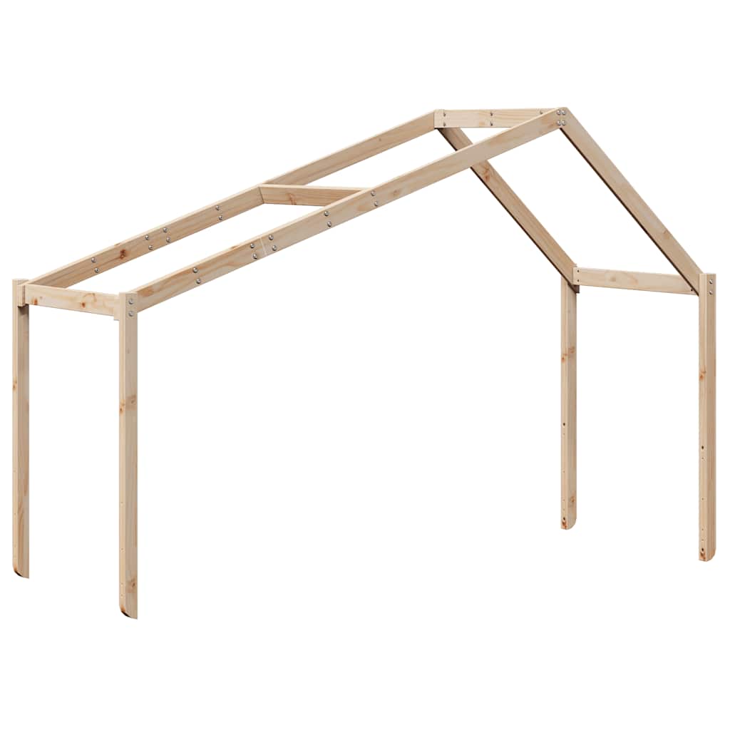 stel til husseng 203x95,5x142 cm massivt fyrretræ