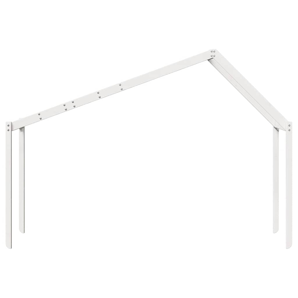 stel til husseng 203x80,5x142 cm massivt fyrretræ hvid