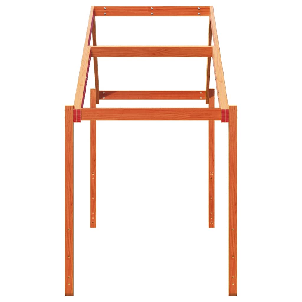 stel til husseng 203x80,5x142 cm massivt fyrretræ gyldenbrun