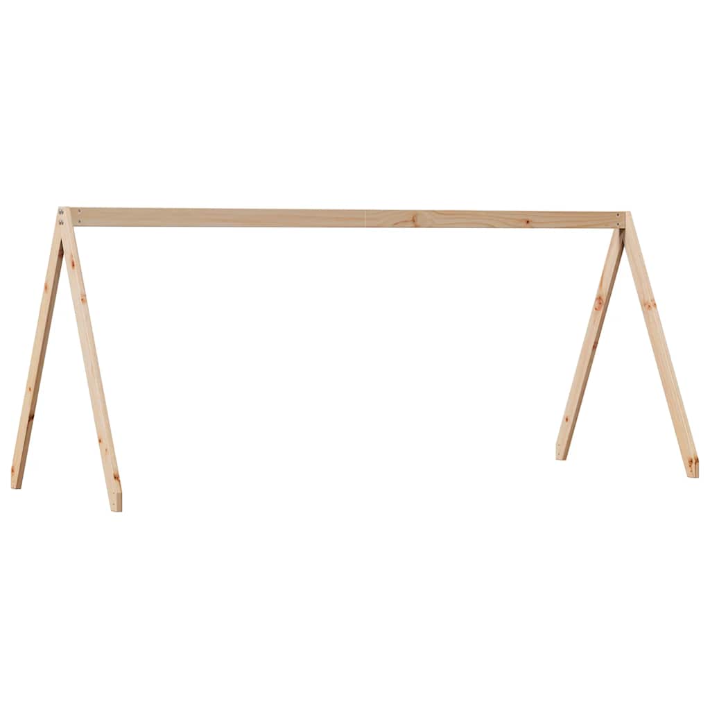 stel til husseng 209x85,5x88 cm massivt fyrretræ