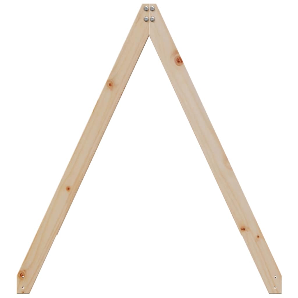 stel til husseng 209x85,5x88 cm massivt fyrretræ