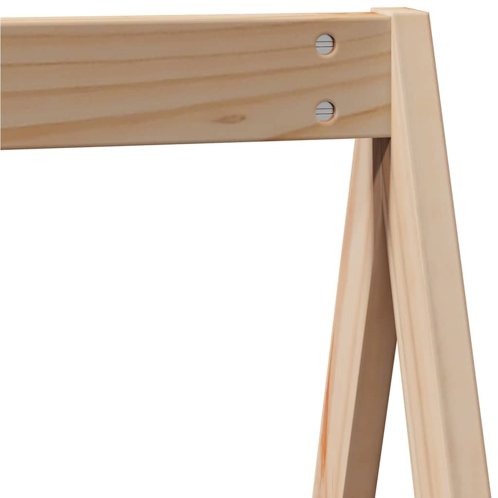 stel til husseng 199x80,5x88 cm massivt fyrretræ