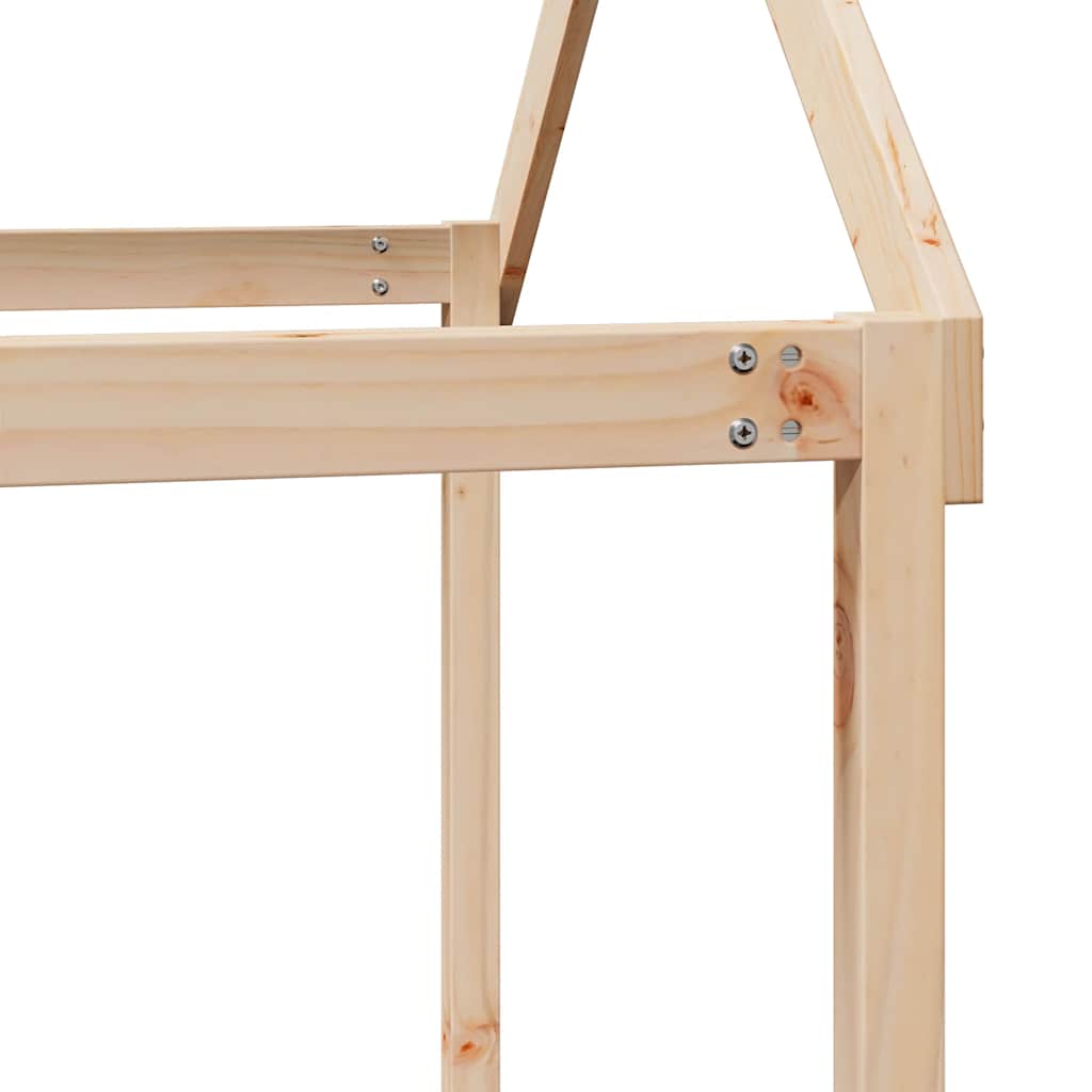 stel til husseng 217x95,5x159 cm massivt fyrretræ