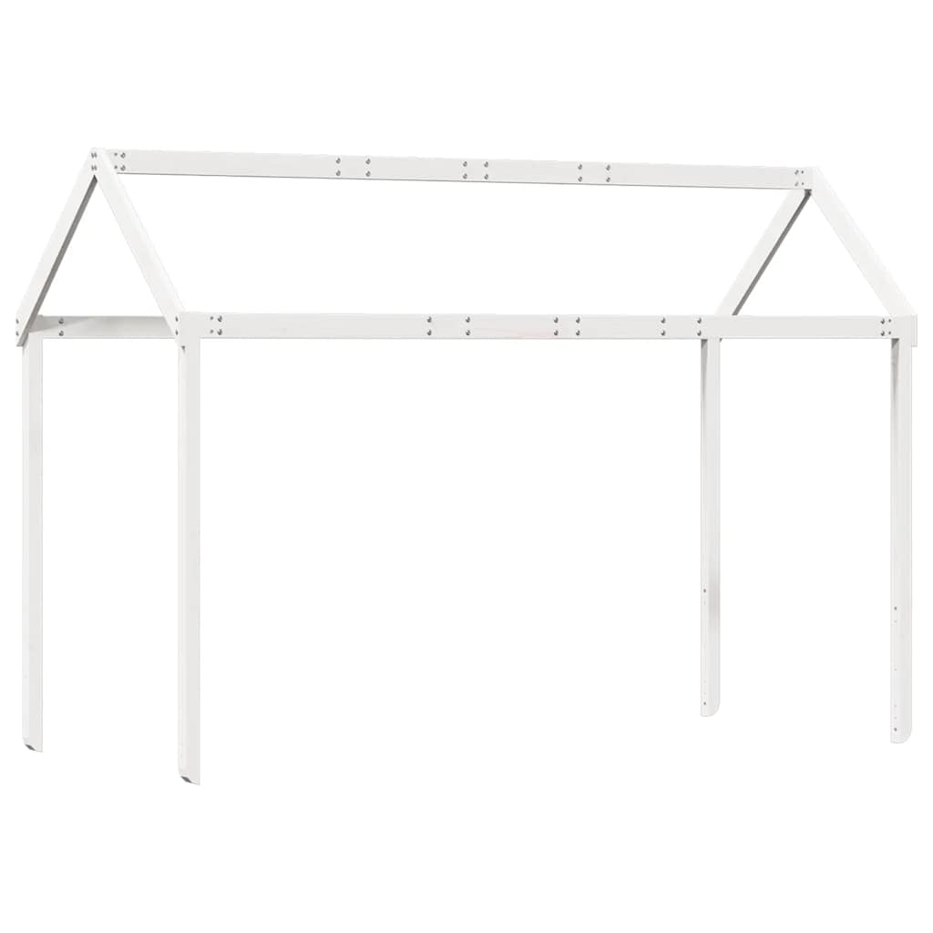 stel til husseng 217x95,5x159 cm massivt fyrretræ hvid