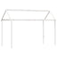 stel til husseng 217x95,5x159 cm massivt fyrretræ hvid