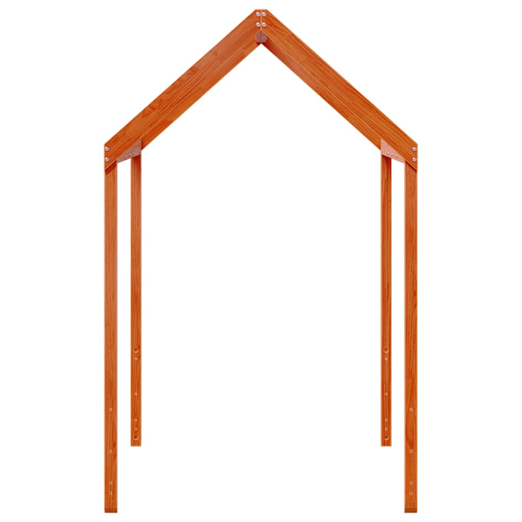 stel til husseng 217x85,5x154 cm massivt fyrretræ gyldenbrun