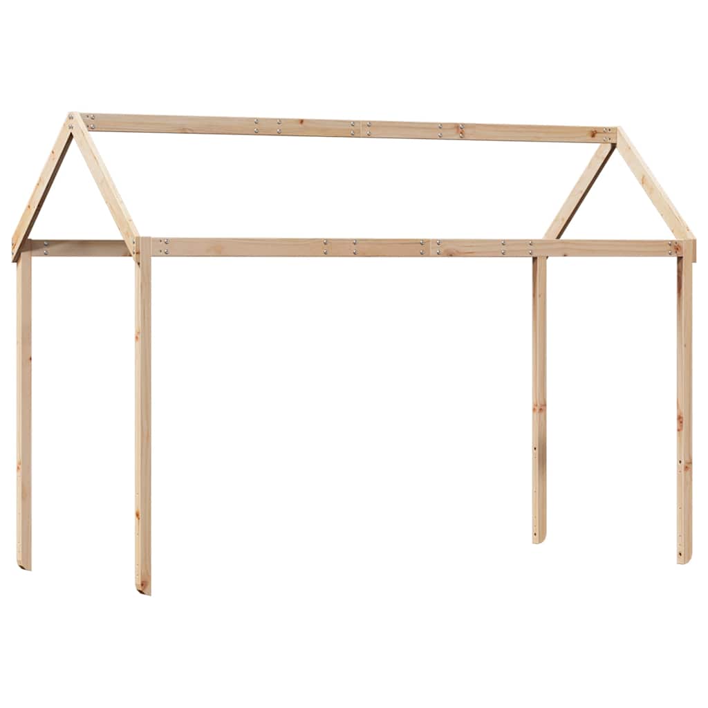 stel til husseng 207x95,5x159 cm massivt fyrretræ