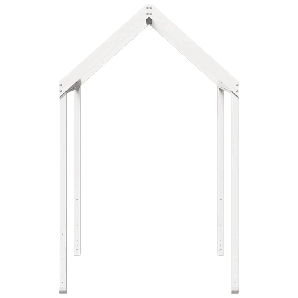 stel til husseng 207x95,5x159 cm massivt fyrretræ hvid