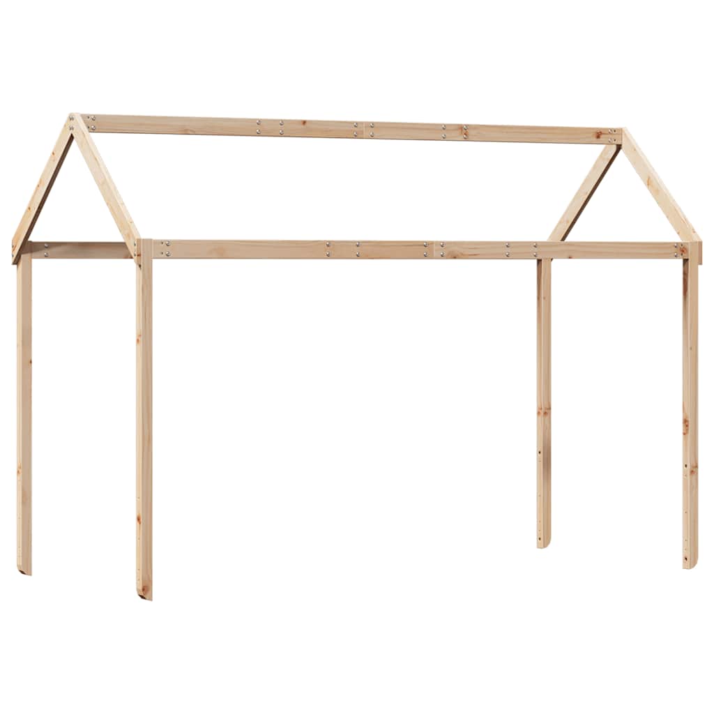stel til husseng 207x80,5x151,5 cm massivt fyrretræ
