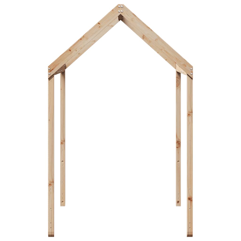 stel til husseng 207x80,5x151,5 cm massivt fyrretræ