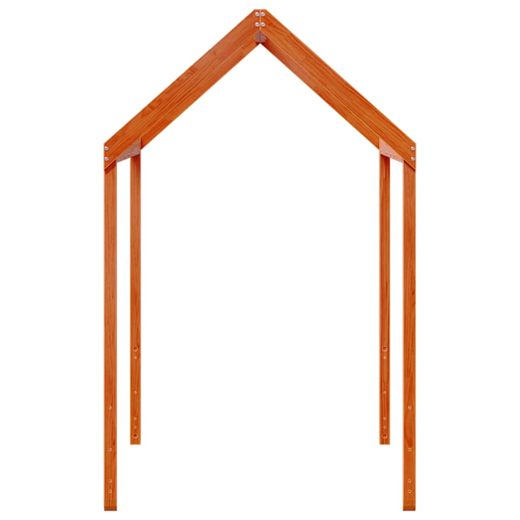 stel til husseng 207x80,5x151,5 cm massivt fyrretræ gyldenbrun