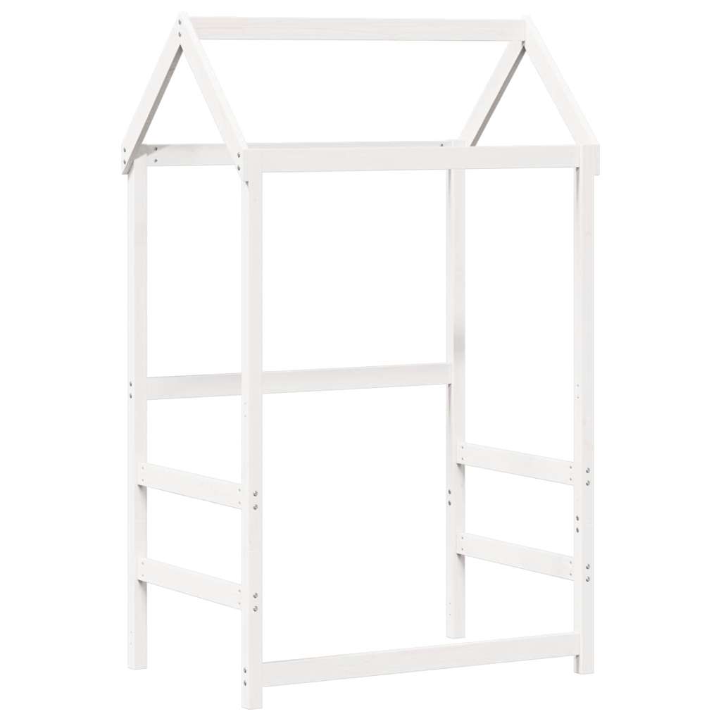 stel til husseng 118x70x176,5 cm massivt fyrretræ hvid