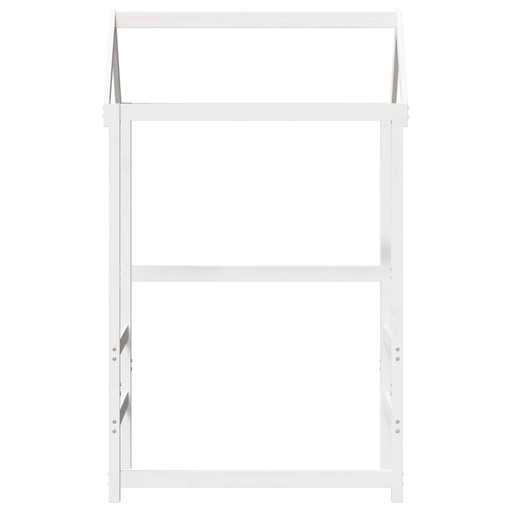 stel til husseng 118x70x176,5 cm massivt fyrretræ hvid