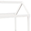 stel til husseng 118x70x176,5 cm massivt fyrretræ hvid